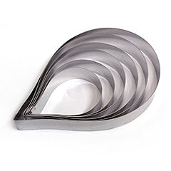 Teardrop Cutter Set 6pcs - Stainless Steel