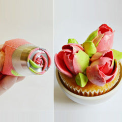 Medium Ten Rose Petal Piping Tip N13