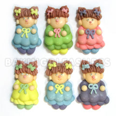Tubby Dolls Cupcake Toppers 6pcs