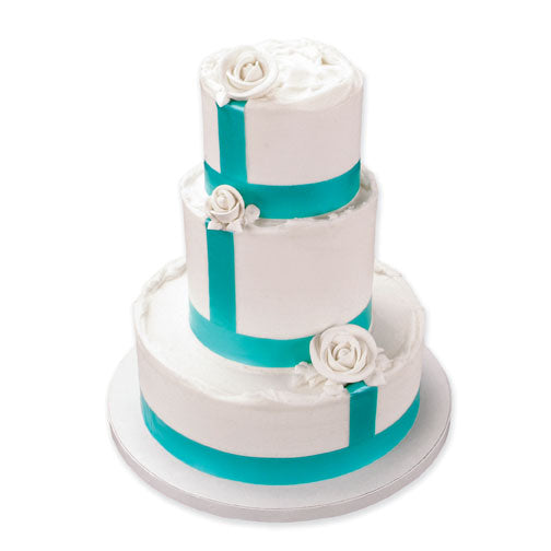 Turquoise Edible Shimmer Ribbons 6 strips