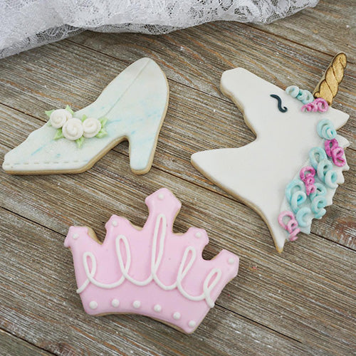 Unicorn Head Pink Cookie Cutter