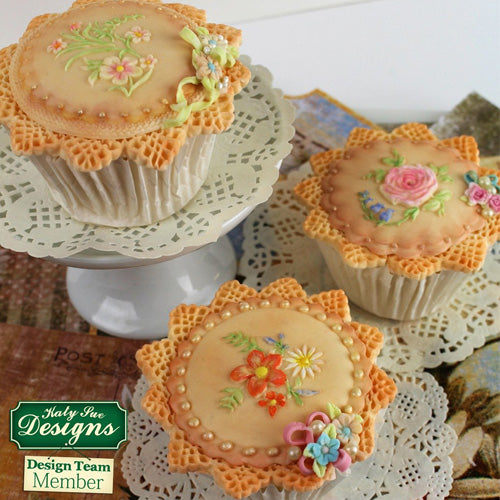 Katy Sue Victorian Garden 3 Cupcake Mould
