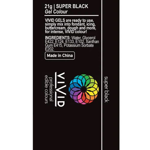 Vivid Gel Colour Super Black 21g