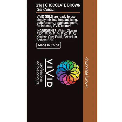 Vivid Gel Colour Chocolate Brown 21g