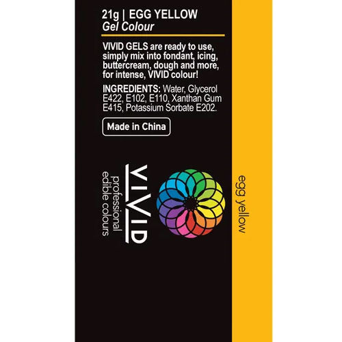 Vivid Gel Colour Egg Yellow 21g
