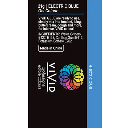Vivid Gel Colour Electric Blue 21g