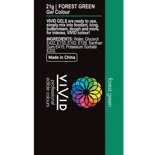 Vivid Gel Colour Forest Green 21g