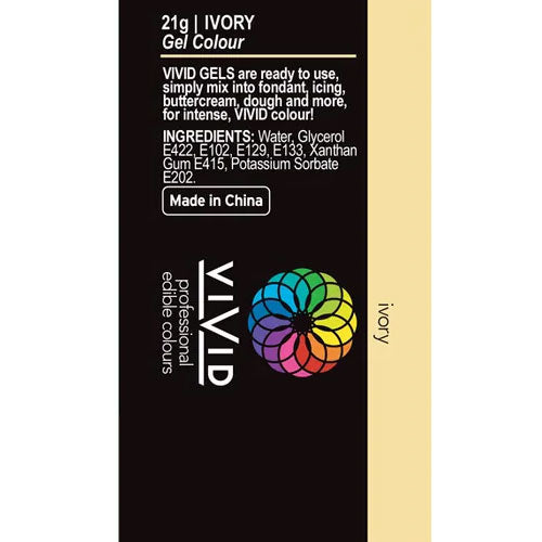 Vivid Gel Colour Ivory 21g