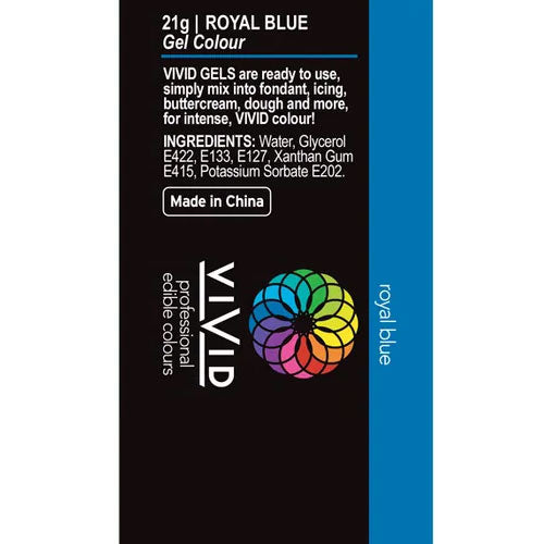 Vivid Gel Colour Royal Blue 21g