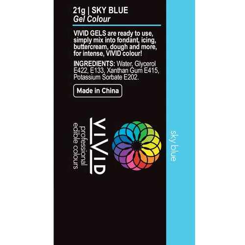 Vivid Gel Colour Sky Blue 21g