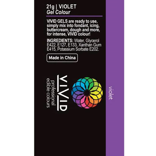 Vivid Gel Colour Violet 21g
