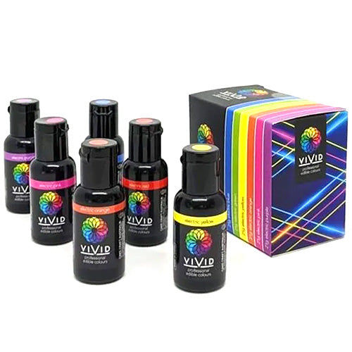 Vivid Gel Colours Electric 6 Pack