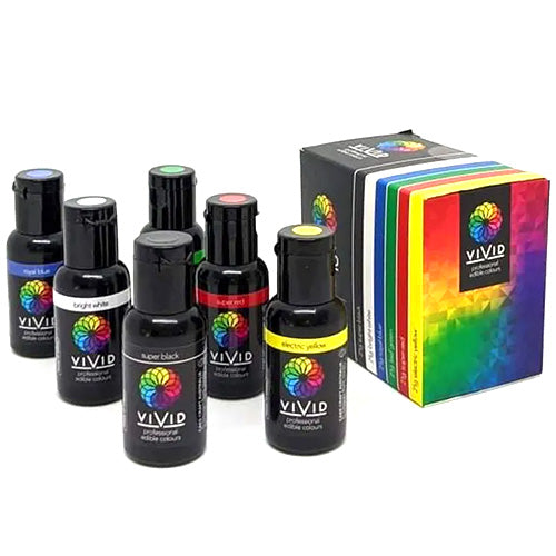 Vivid Gel Colours Primary 6 Pack