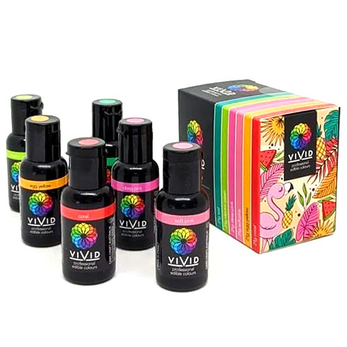 Vivid Gel Colours Tropical 6 Pack