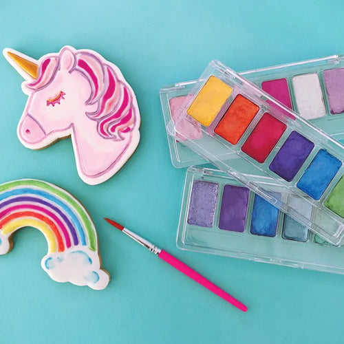 Vivid Metallic Edible Paint Palette Zeus