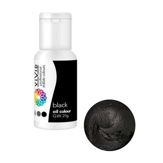 Vivid Oil Based Colour BLACK 21g