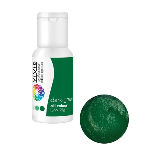 Vivid Oil Based Colour DARK GREEN 21g