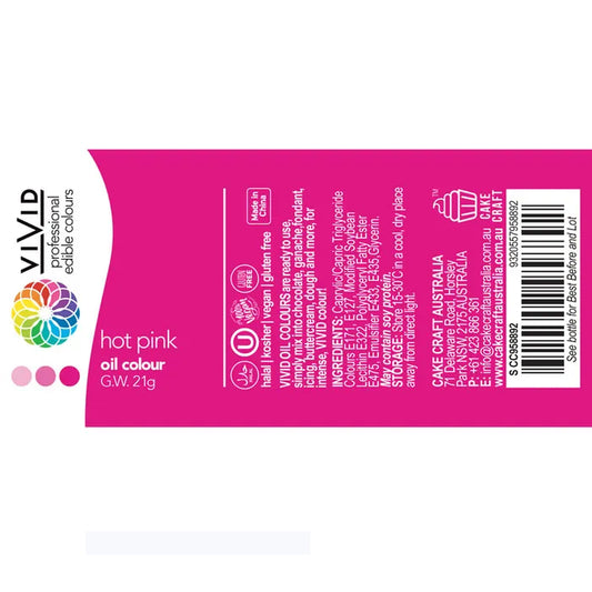 Vivid Oil Based Colour HOT PINK 21g