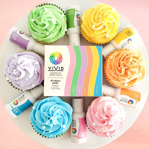 Vivid Oil Colours Pastel 6 pack