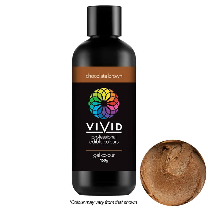 BULK Vivid Gel Colour Brown Chocolate 160g