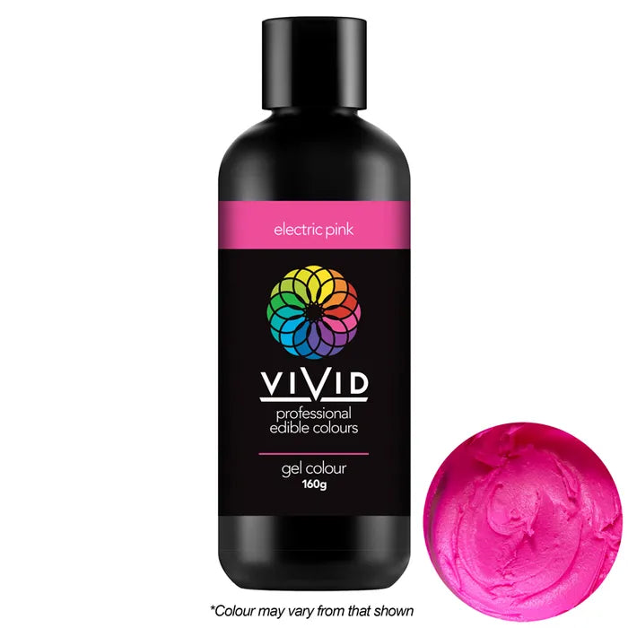 BULK Vivid Gel Colour Electric Pink 160g
