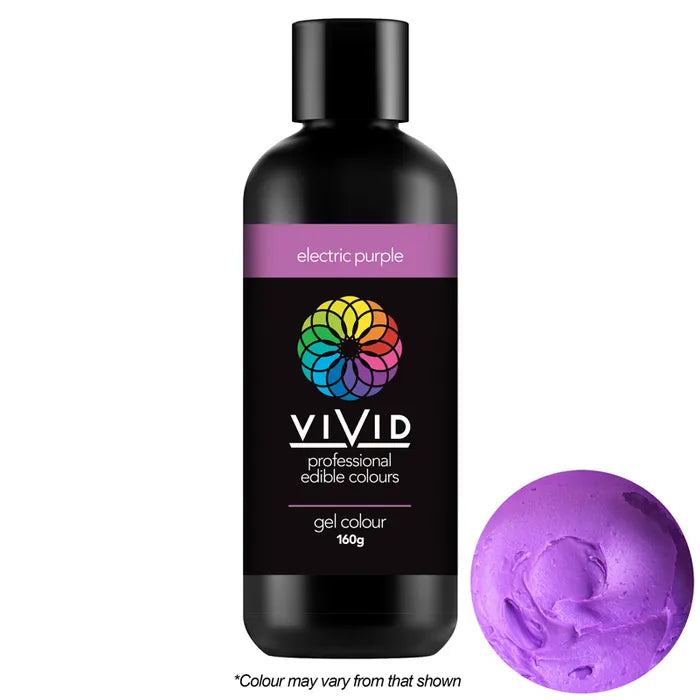 BULK Vivid Gel Colour Electric Purple 160g