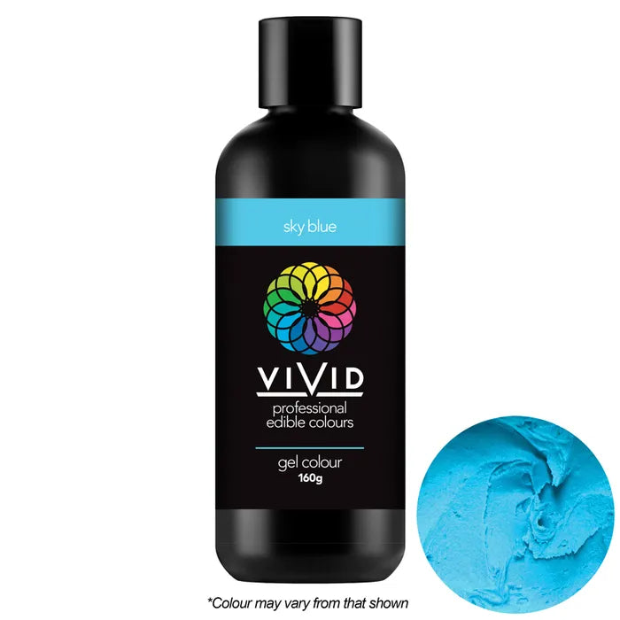 BULK Vivid Gel Colour Sky Blue 160g