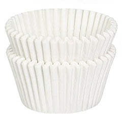 BULK White Grease Proof Baking Cups (#550) 500pcs