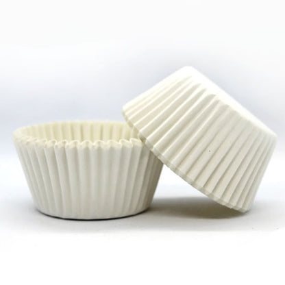 BULK White Grease Proof Mini Baking Cups (#360) 500pcs