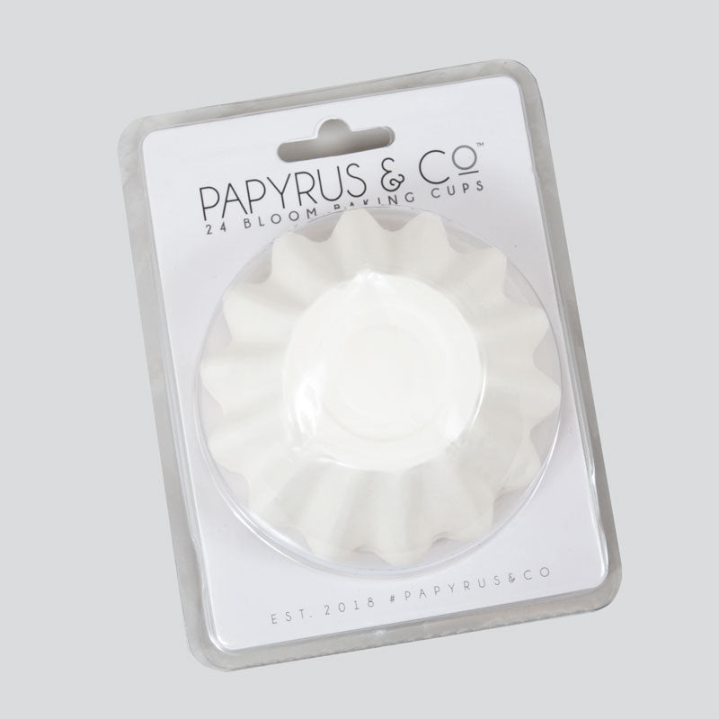 Bloom Baking Cups White (24 pack)