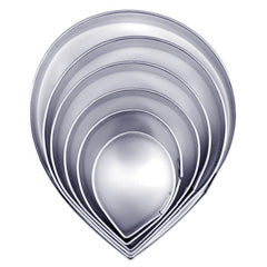 Wide Rose Petal Flower Cutter 6pcs