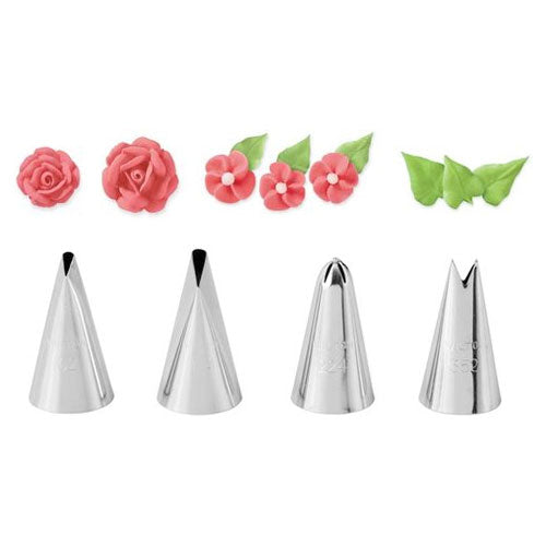 Wilton Buttercream Flower Piping Tip Set 4pcs