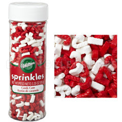 Wilton Jumbo Christmas Candy Cane Sprinkles