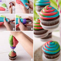 Wilton Color Swirl 3 Colour Decorating Kit