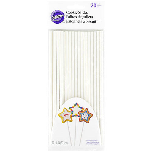Wilton Cookie/Lollipop Treat Sticks 20cm (8 inches) 20pcs