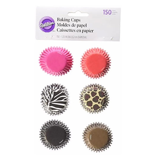 Wlton Fashion & Animal Mini Baking Cups 150pcs