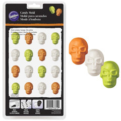 Wilton Halloween Mini Skull Chocolate/Candy Mould