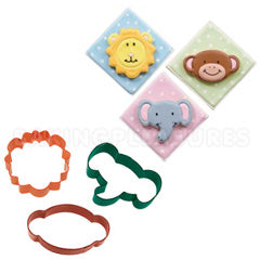 Wilton Jungle Pals Cookie Cutter Set 3pcs