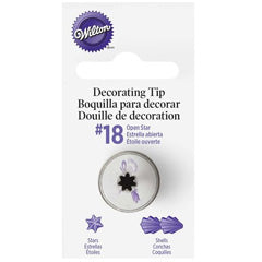Wilton Open Star Piping Tip #18