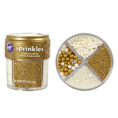 Wilton Pearlized Gold/White Sprinkle Mix 110g