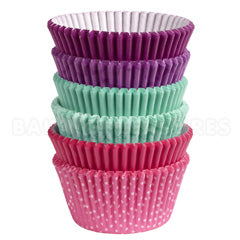 Wilton Pink/Turq/Purple Multi Pack Baking Cups 150pcs