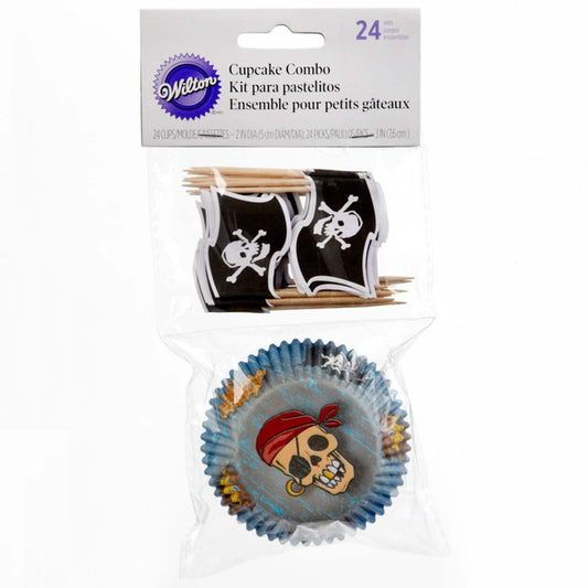 Wilton Pirate Cupcake Combo 24pcs