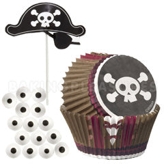 Wilton Pirate Cupcake Decorating Kit 24pcs