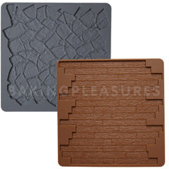 Wilton Stone/Wood Silicone Texture Mat 2pcs