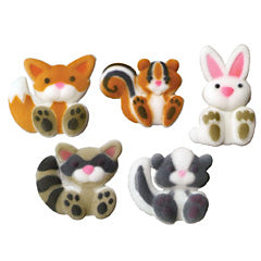 Woodland Animals Cupcake Toppers 10pcs