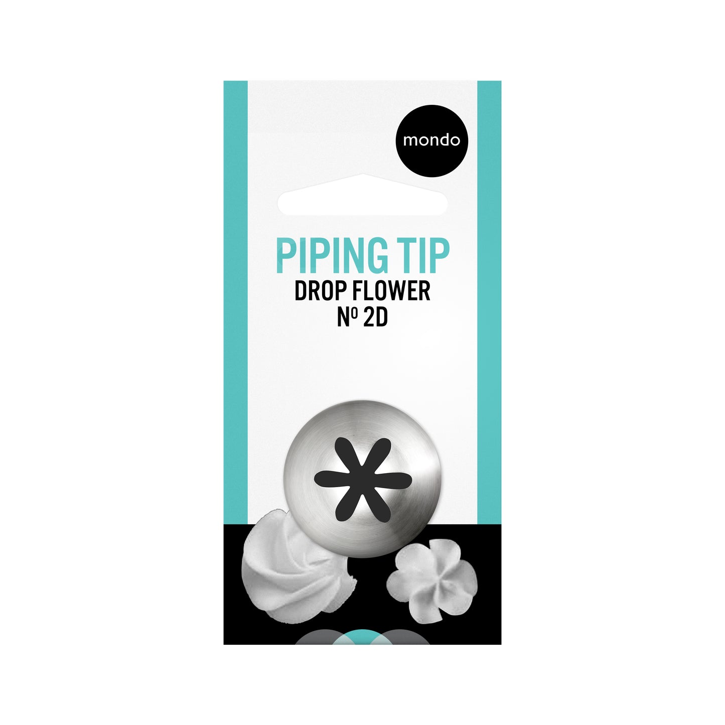 Mondo Piping Tip 2D Drop Flower