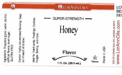 LorAnn Oils Honey Flavouring 1oz (8 dram)