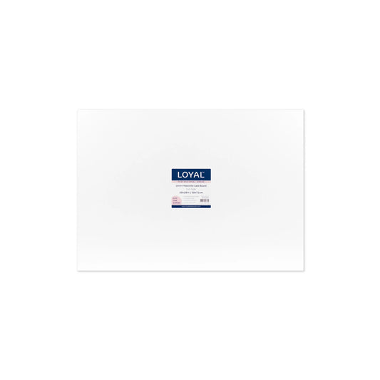 Loyal 10mm Rectangle White Masonite Board Full Slab (20x28" / 50 x 71 cm)