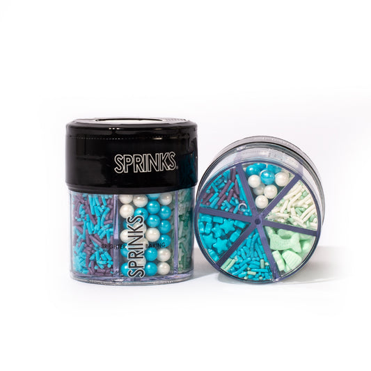 Sprinks Blue Mix 6 Cell Sprinkles 85g