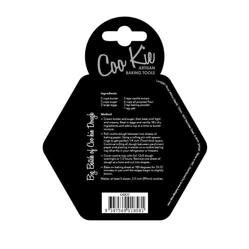 Coo Kie HEXAGON Cookie Cutter